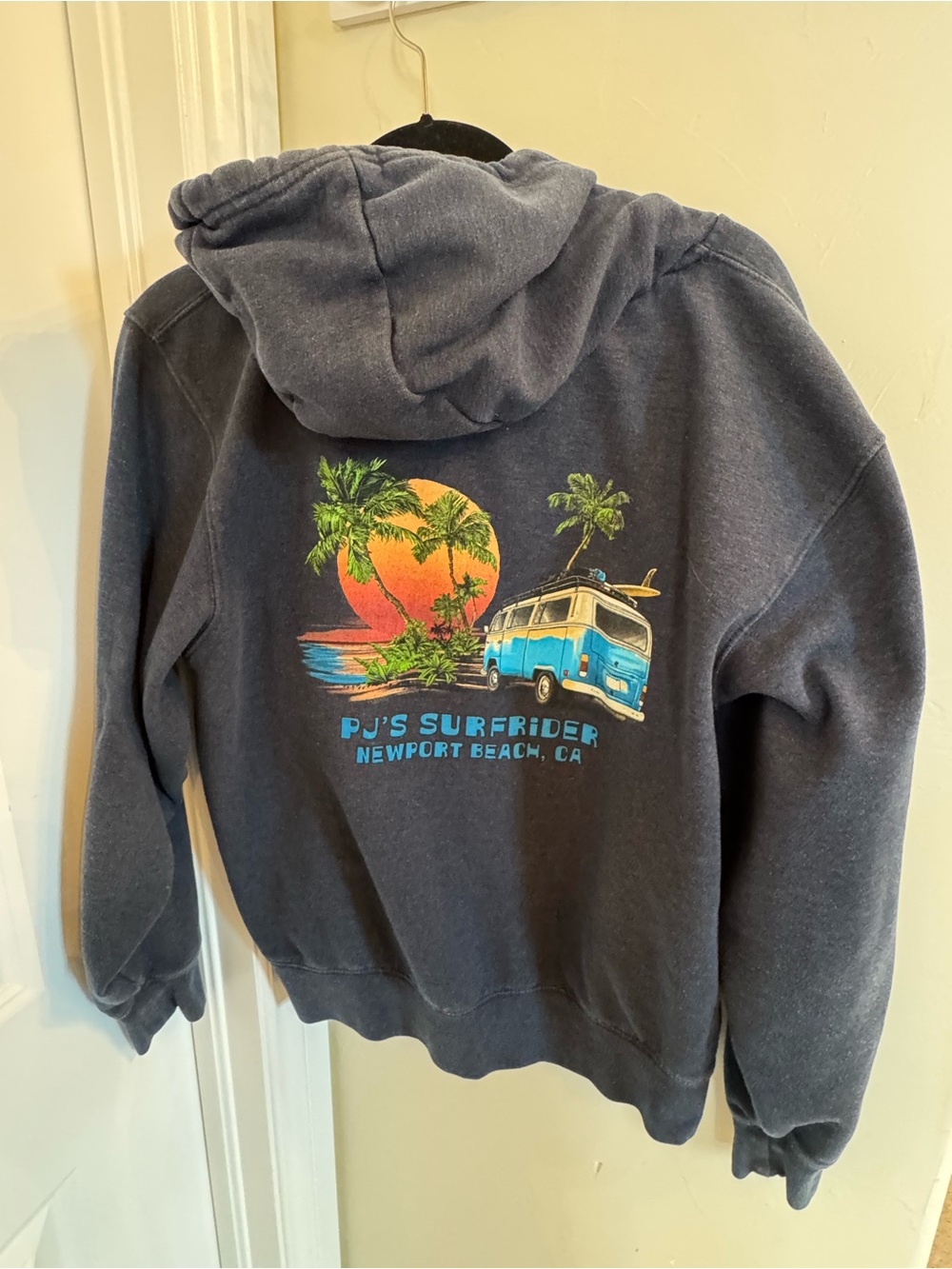 Blue 84 PJ’s Surfrider Newport Beach CA Surf Van Hoodie M